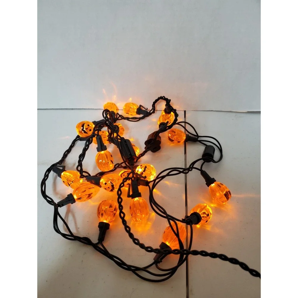 Pumpkin 20 String Lights Halloween Home Decoration Party Indoor Lights